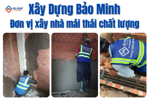 Xây Dựng Bảo Minh - Xây nhà mái thái đẹp