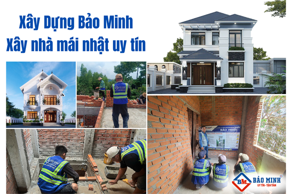 Xây Dựng Bảo Minh xây nhà mái nhật chất lượng uy tín