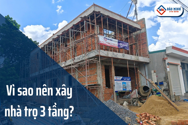 Vì sao nên xây nhà trọ 3 tầng