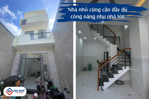 Vì sao nhà nhỏ thường có đơn giá cao hơn nhà lớn