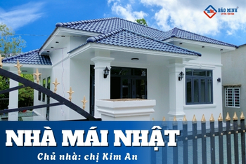 Xây Nhà Mái Nhật An Giang – Mẫu Nhà Cấp 4 Đẹp Sang Trọng Của Chị Kim An