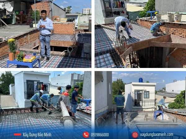 Bảo Minh thi công sàn các tầng