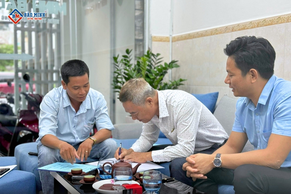 Bảo Minh tư vấn phương án xây dựng cho khách hàng