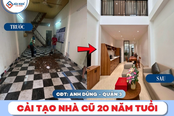 Cải Tạo Nhà 20 Năm Tuổi – Công Trình Nhà Anh Dũng Tại Quận 3