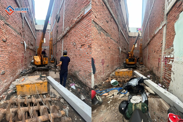 Ép cọc cho khu đất yếu
