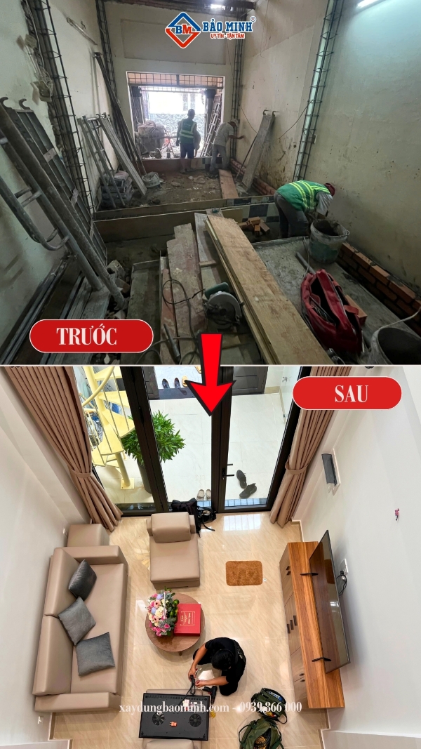 Toàn bộ kết cấu được gia cố