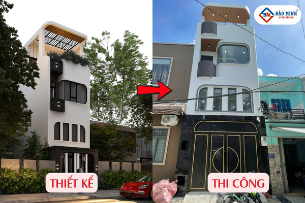 Từ thiết kế đến thi công nhà 4 tầng
