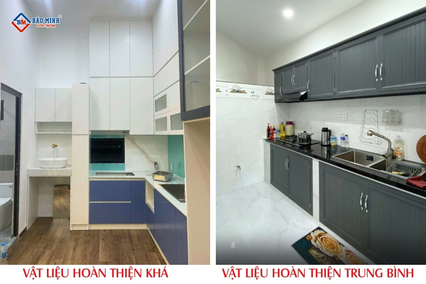 Vật liệu hoàn thiện ảnh hưởng đến chi phí xây nhà