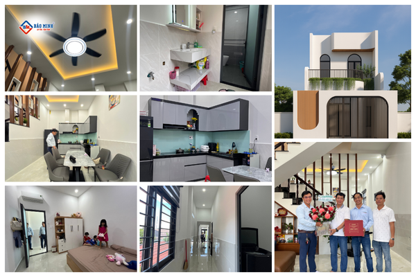 Một số ảnh hoàn thiện nhà do Bảo Minh thực hiện