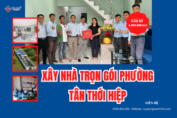 Báo Giá Xây Nhà Trọn Gói Phường Tân Thới Hiệp HCM Mới Nhất
