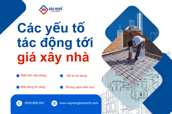 Các yếu tố tác động tới giá xây nhà trọn gói phường Tân Sơn Nhất HCM