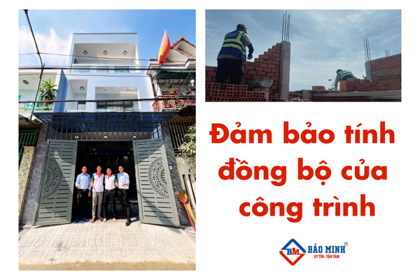 Đảm bảo tính đồng bộ của công trình