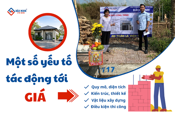 Những yếu tố tác động tới giá xây nhà trọn gói phường Tân Uyên HCM