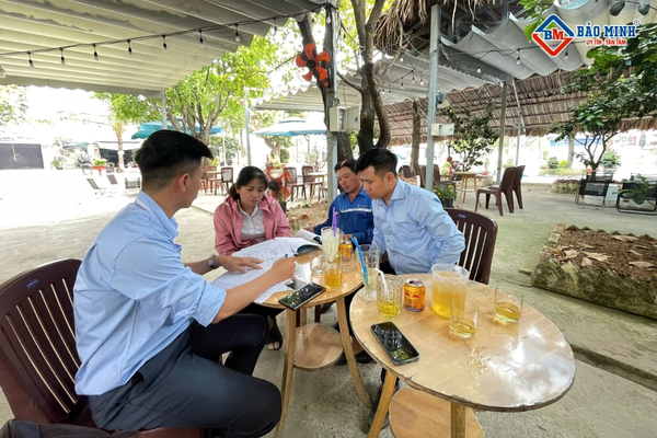 Đội ngu Bảo Minh tư vấn phương án thiết kế thi công phù hợp từ đầu