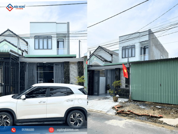 Mặt tiền công trình