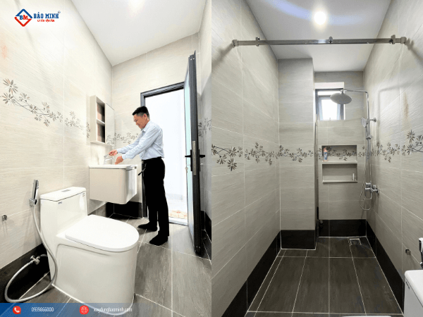 Nhà vệ sinh chung các tầng