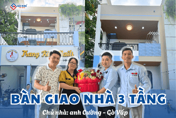 Xây Nhà 3 Tầng Gò Vấp – Giải Pháp Nhà Ở Kết Hợp Kinh Doanh Cho Anh Cường
