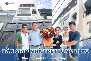 Xây Nhà Trệt Lửng 2 Lầu Gò Vấp – Giải Pháp Cho Nhà Phố Nhỏ Vẫn Thoáng Và Đủ Sáng