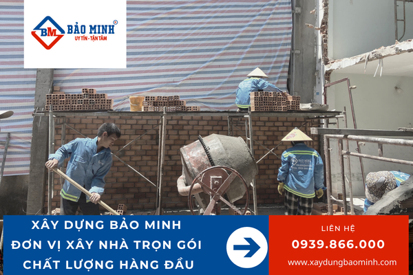 Xây Dựng Bảo Minh - Công ty xây nhà trọn gói xã Bình Giã HCM chất lượng hàng đầu