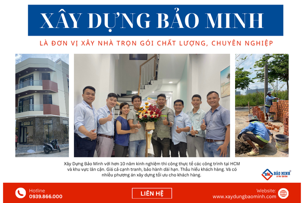 Xây Dựng Bảo Minh - Nhà thầu xây nhà trọn gói xã Xuân Sơn HCM chất lượng